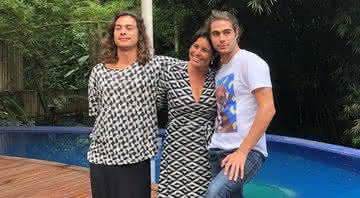 Rafael Vitti, Valeria Alencar e Francisco Vitti - Instagram