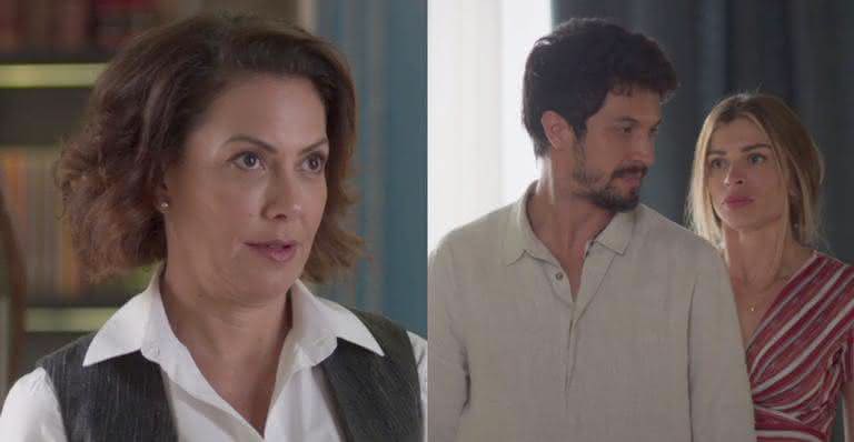 Nana flagra beijo entre Marcos e Paloma e aconselha a costureira sobre o irmão - TV Globo