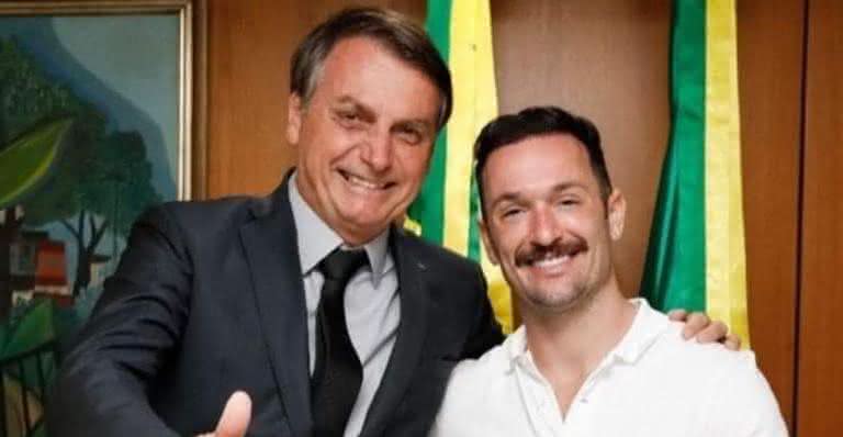Diego Hypólito faz visita a Jair Bolsonaro - Twitter