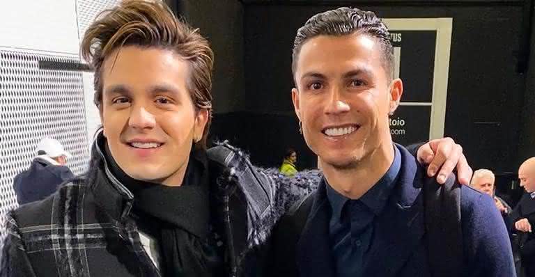 Luan Santana registra momento tiete com Cristiano Ronaldo - Instagram