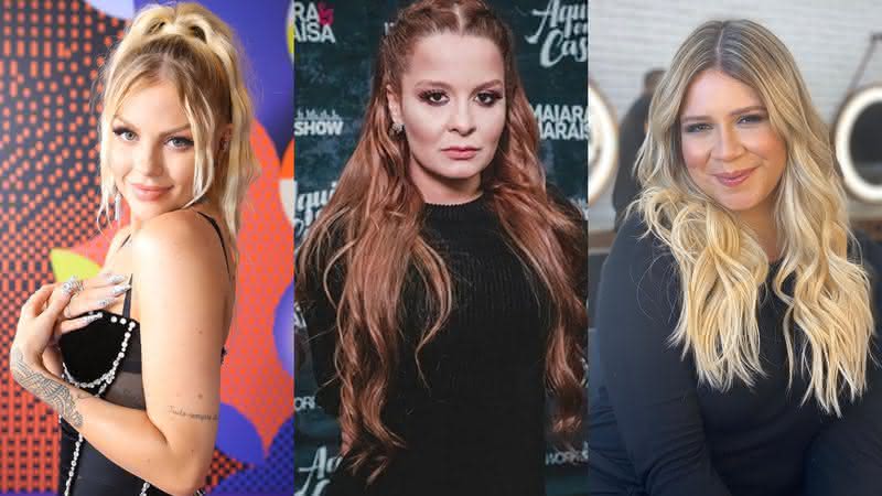 Luísa Sonza, Maiara e Marília Mendonça são algumas celebridades que sofreram ataques machistas após o fim de seus relacionamentos - Reprodução/ Instagram