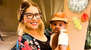 Em seu Instagram, Marilia Mendonça comemorou seis meses de vida do filho com arraial junino e encantou os fãs - Instagram