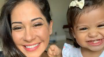 Mayra Cardi tira fotos fofas com a filha, Sophia - Instagram