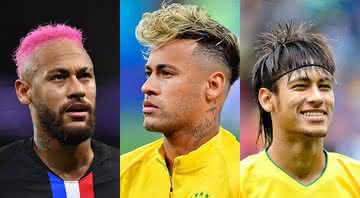 Relembre todos os cabelos de Neymar no dia da final da Champions League - Reprodução/ Instagram