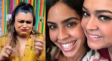 Preta Gil se diverte e dispensa comidinhas veganas de Bela Gil em vídeo de festa junina - Reprodução/ TikTok/Instagram