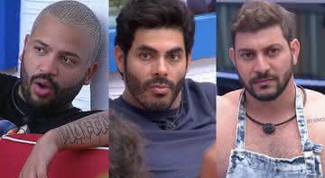Projota, Rodolffo e Caio planejam novo alvo contra brother - Reprodução/ Globo