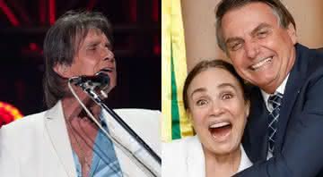 Roberto Carlos elogia Bolsonaro e Regina Duarte - Instagram