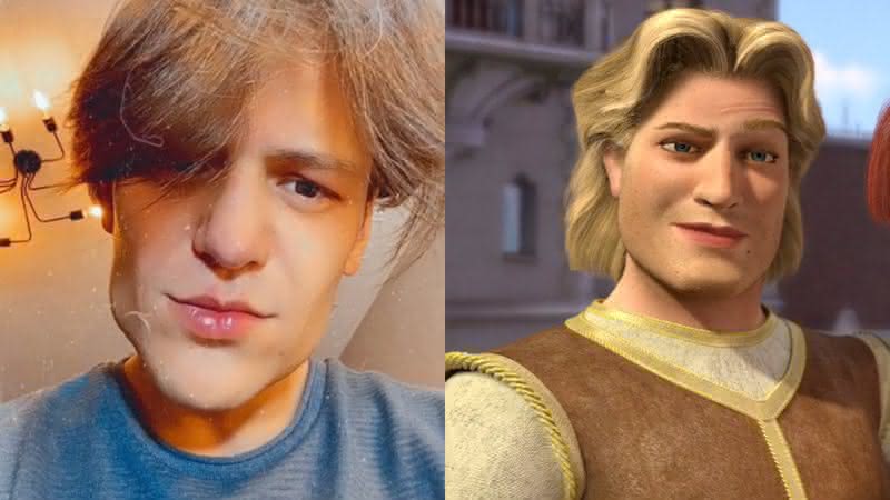 Saulo Poncio brinca com semelhança entre Príncipe Encantado de 'Shrek' - Instagram/ Divulgação