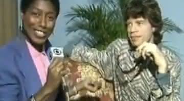 Internautas relembram entrevista de Glória Maria com Mick Jagger - TV Globo