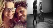 Sheila Mello se joga em coreografia de dança e seu namorado, João Feijão, baba: - Instagram