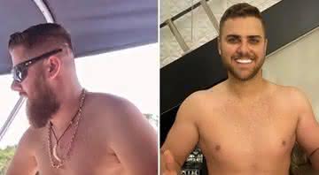 Zé Neto mostra antes e depois de perda de peso após mudança na rotina - Reprodução/ Instagram