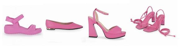 Sapatos cor de rosa