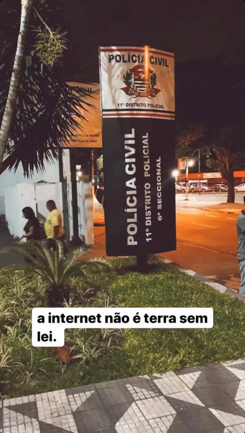 Tati Dias em seu Instagram
