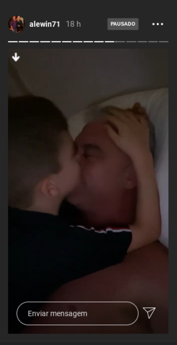 Alexandre Correa revela como é cuidar do filho na hora de dormir